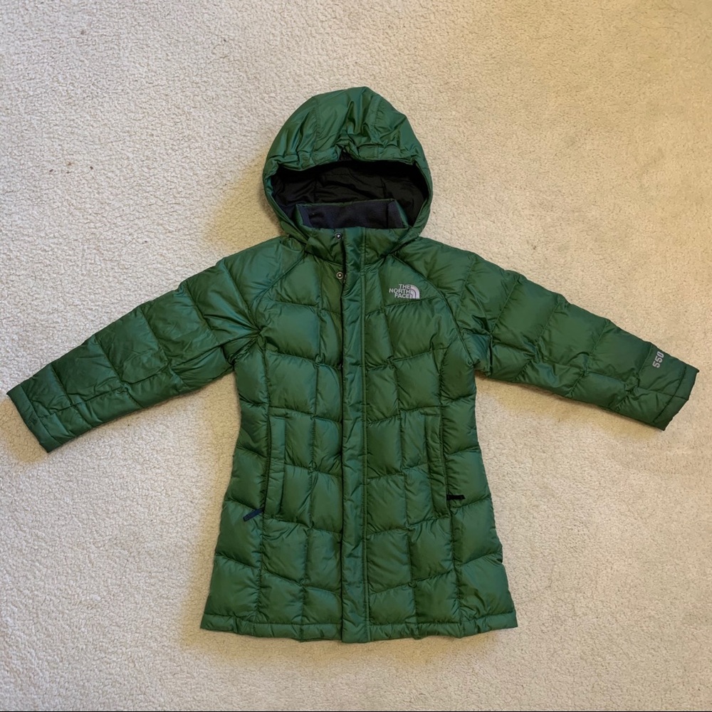 The north face girl’s down parka